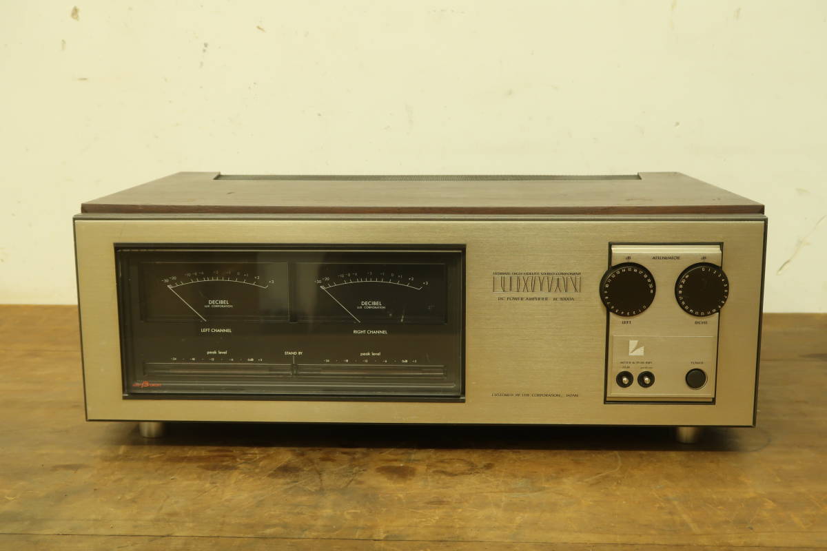 オーディオ(1) LUXMAN ラックスマン M-4000A パワーアンプ 通電OK