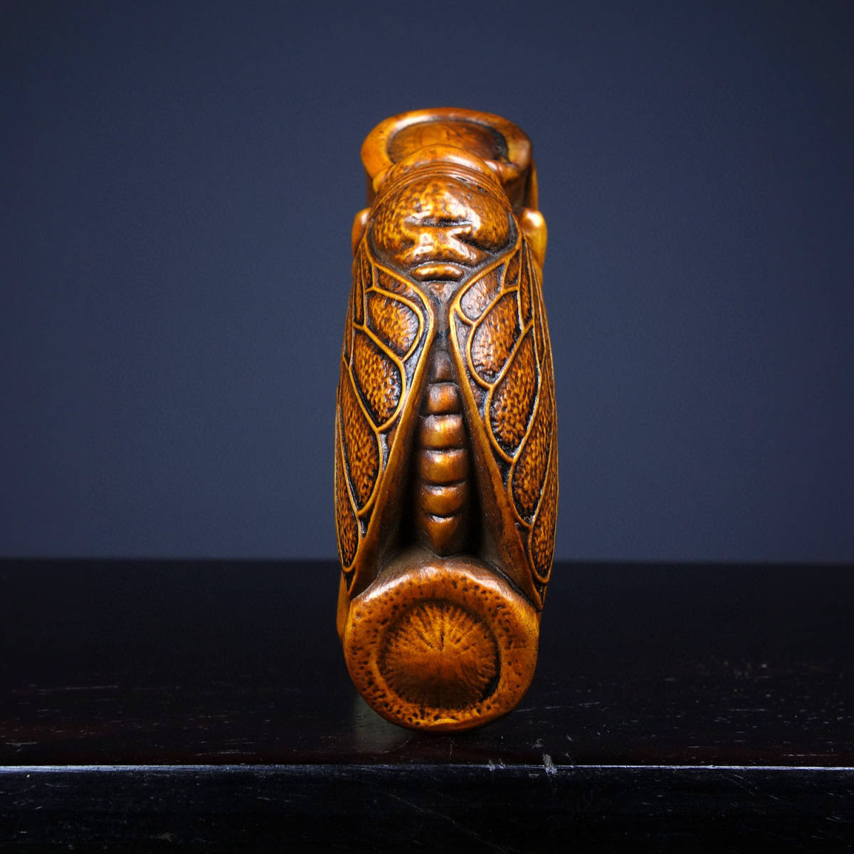 蔵友館蔵品・黄楊木製・細密彫・瑞獣】・希少珍品・置物・賞物・中国