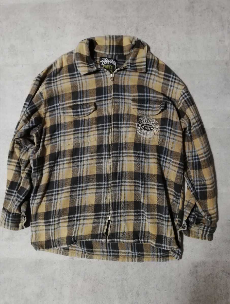 Yahoo!オークション - 1995 OLD STUSSY BURLY GEAR ジャケット Yahoo!オークション - 1995 OLD STUSSY BURLY GEAR ジャケット