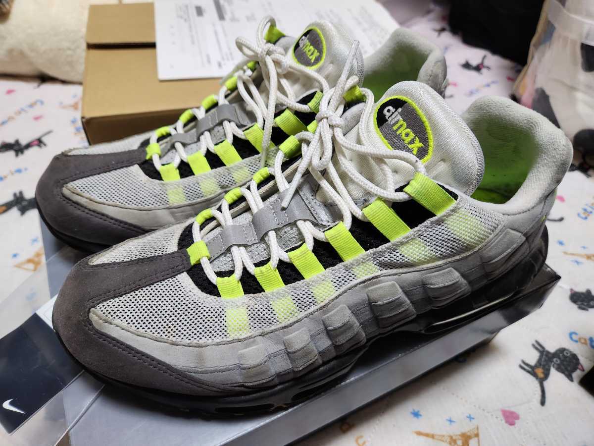 国内正規品 NIKE AIR MAX 95 イエローグラデ 29cm US11 ナイキ エア 公式販売店 29cm ナイキ エアマックス 95 OG イエローグラデ スニーカー