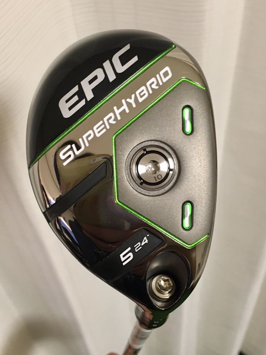 美品】キャロウェイ EPIC SUPER HYBRID 5H(24°) 純正Diamana 55S