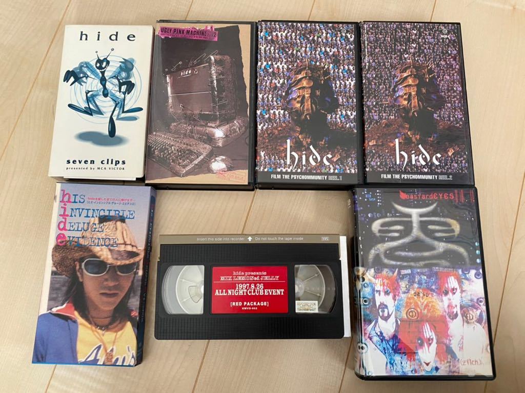 HIDE hide ビデオテープ vhs x japan xjapan DVD 未発売 セット