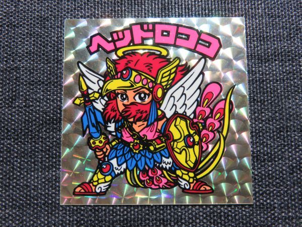 極美品!製造線なし!☆旧ビックリマン9弾☆ヘッドロココ(正扇)台紙
