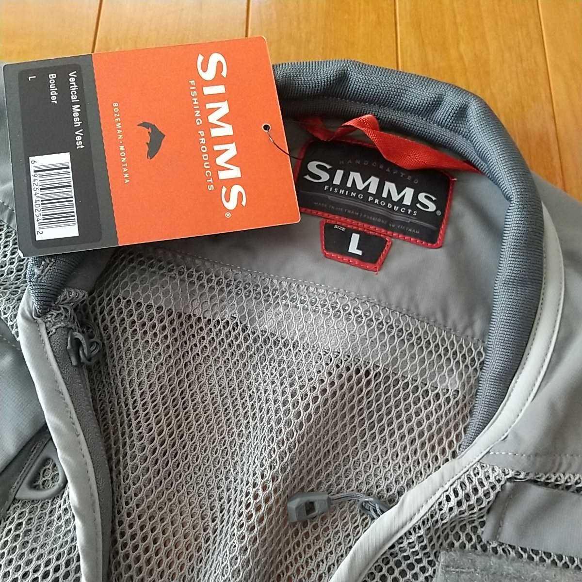 Simms VERTICAL MESH VEST シムス バーチカル メッシュ ベスト L Simms VERTICAL MESH VEST シムス バーチカル メッシュ ベスト L