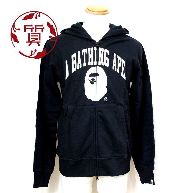 新品】A BATHING APE/エイプ ジップアップ パーカー サイズ：L