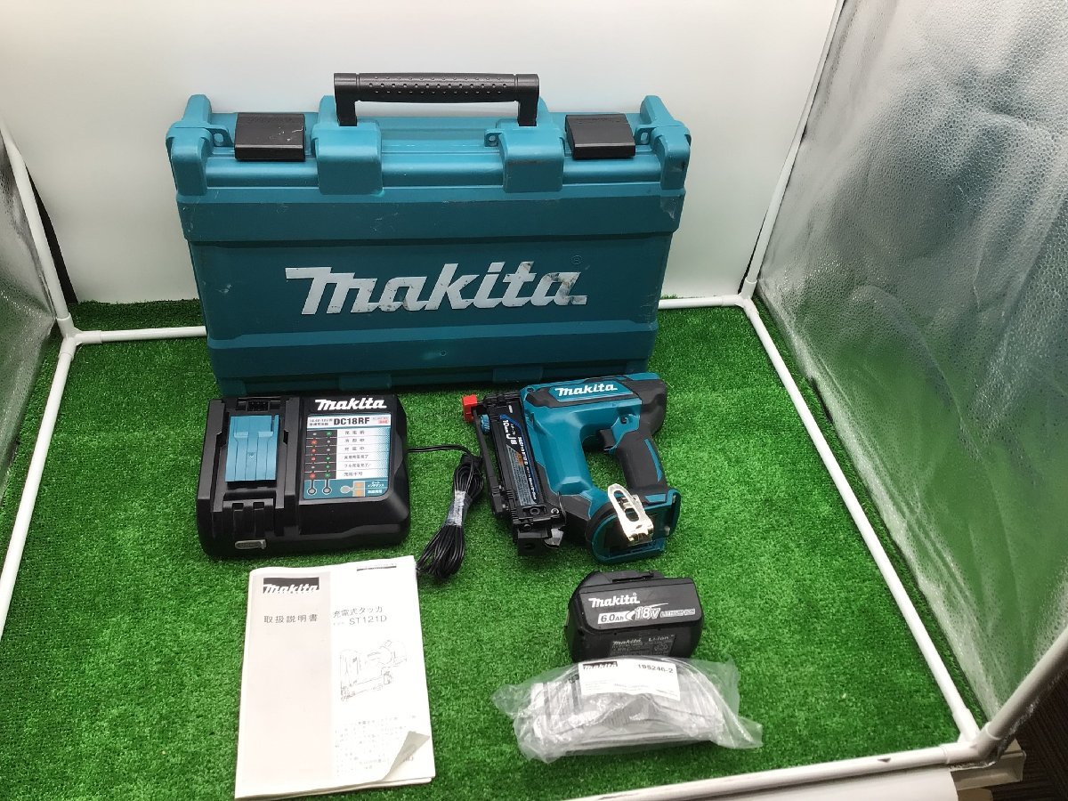 領収書発行可】マキタ(makita) 充電式タッカ 18V6Ah バッテリ・充電器
