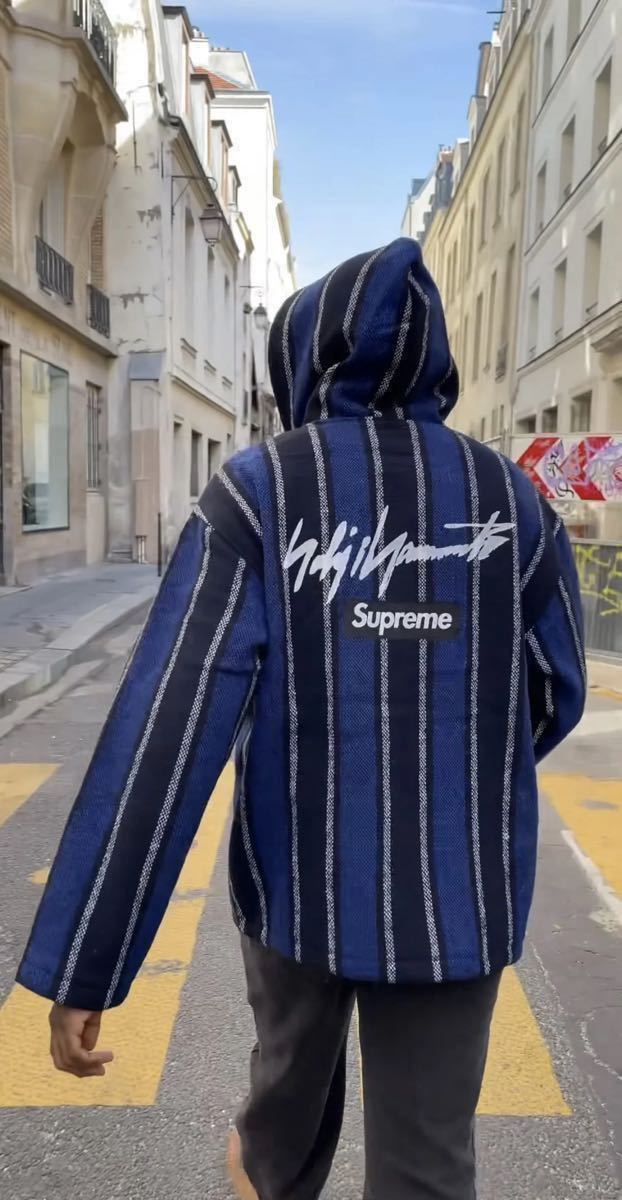 【新品未使用】 22AW 23 新作 新品 Supreme シュプリーム YOUJI YAMAMOTO BAJA JACKET バハジャケットパーカー BLUE S ブルー 青 山本耀司_画像4