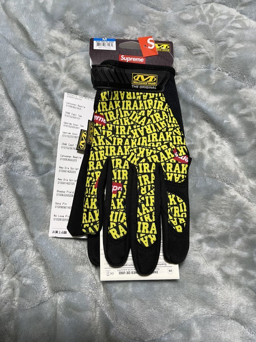 【新品未使用】 22AW 23 新作 新品 SUPREME シュプリーム IRAK MECHANIX WORK GLOVE グローブ 手袋 アイラック 即決早い者勝ち_画像4