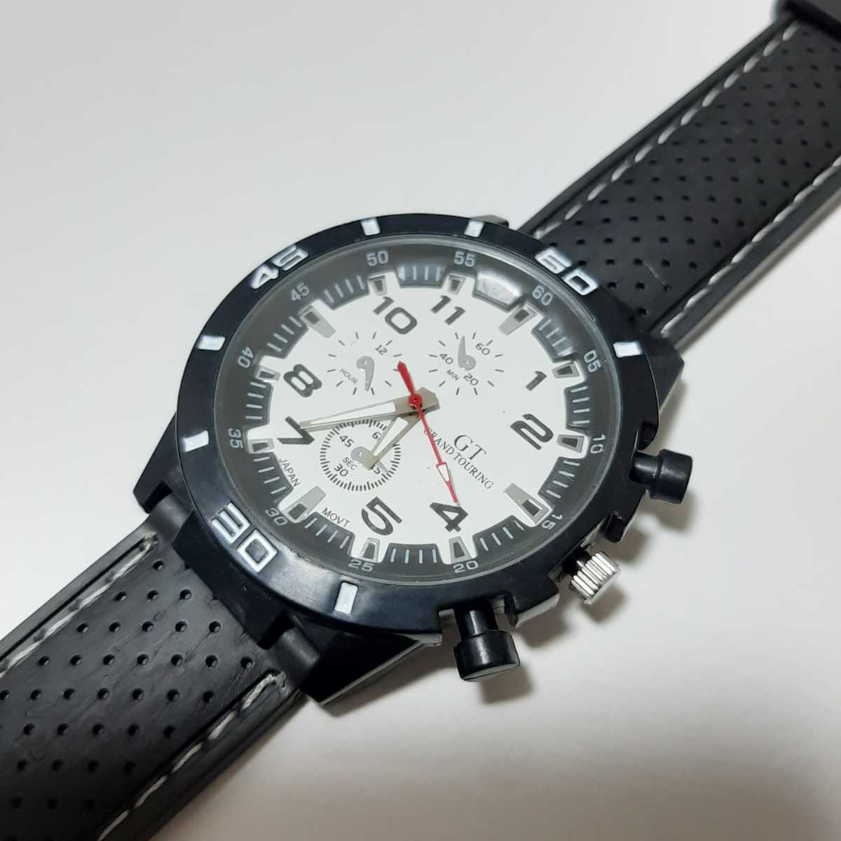 新品　腕時計　黒 白　スポーツ　ビジネス　11_画像8