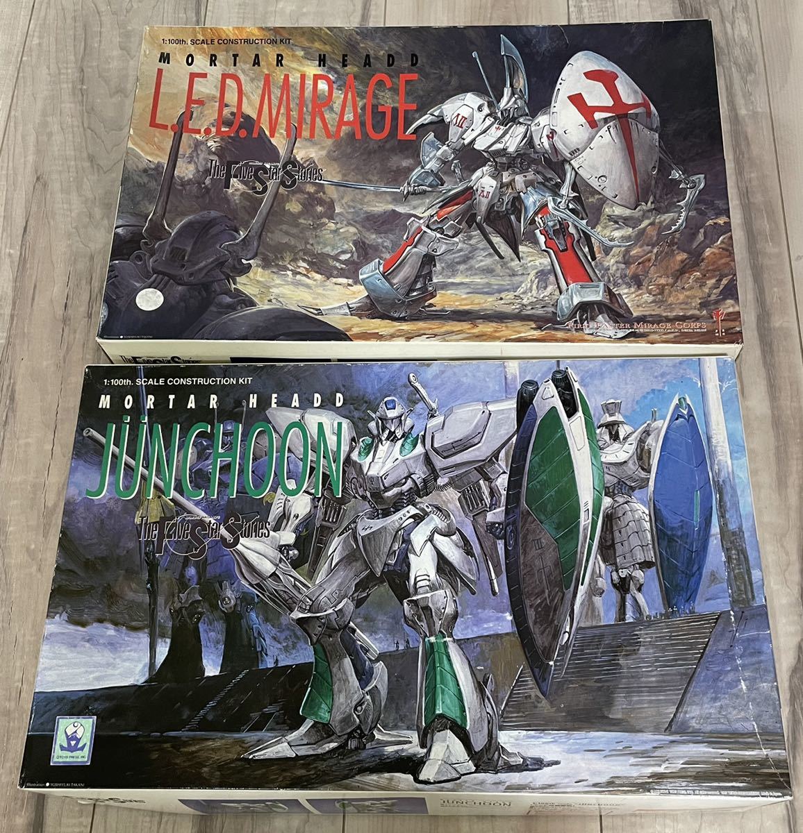 ウェーブ 1/100 ファイブスター物語 ジュノーン レッドミラージュ 10