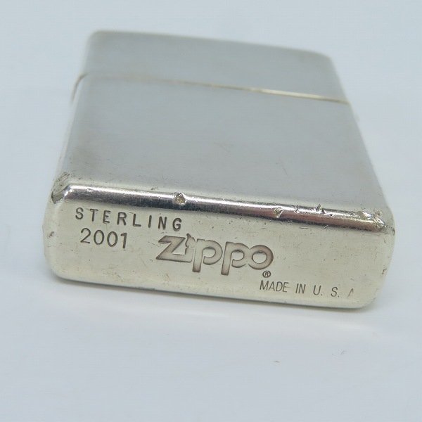 ZIPPO/ジッポー STERLING SILVER/スターリング シルバー プレーン 2001年製 /LPL - nipponglobal.es