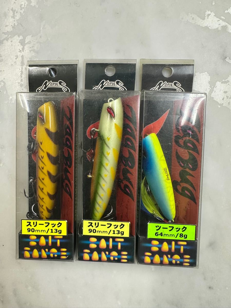 未使用 新古品 ノリーズ ザグバグ 3フック 2フック 3点セット