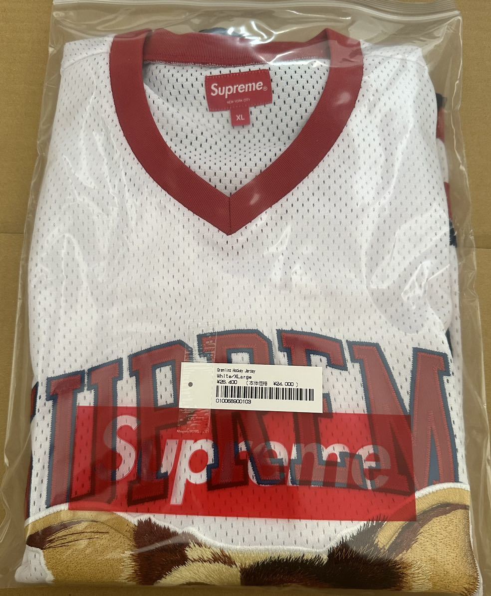 ライトニングボルト Supreme Gremlins Hockey Jersey ホワイト XL 