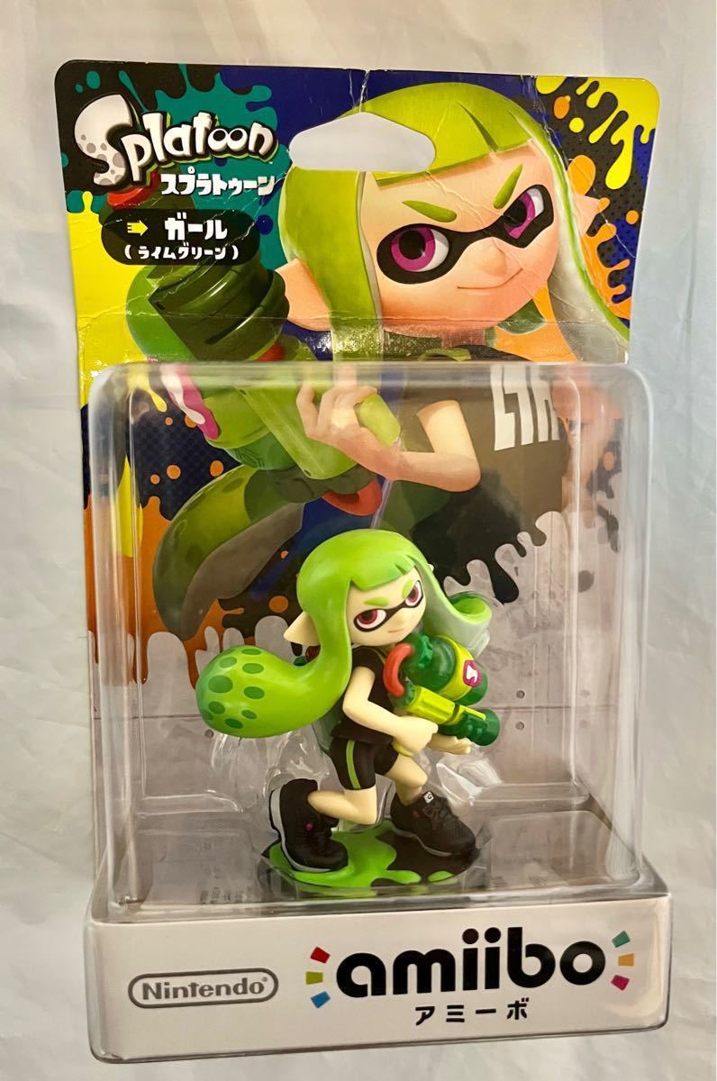 スプラトゥーン amiibo ライムグリーン ガール Yahoo!フリマ（旧）-