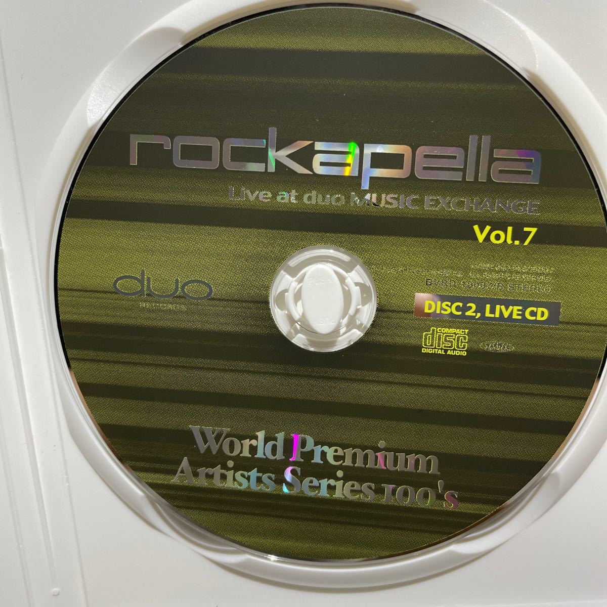 Ｗｏｒｌｄ Ｐｒｅｍｉｕｍ Ａｒｔｉｓｔｓ Ｓｅｒｉｅｓ １００ｓ Ｖｏｌ．００７ ロッカペラ Rockapella CD+DVD
