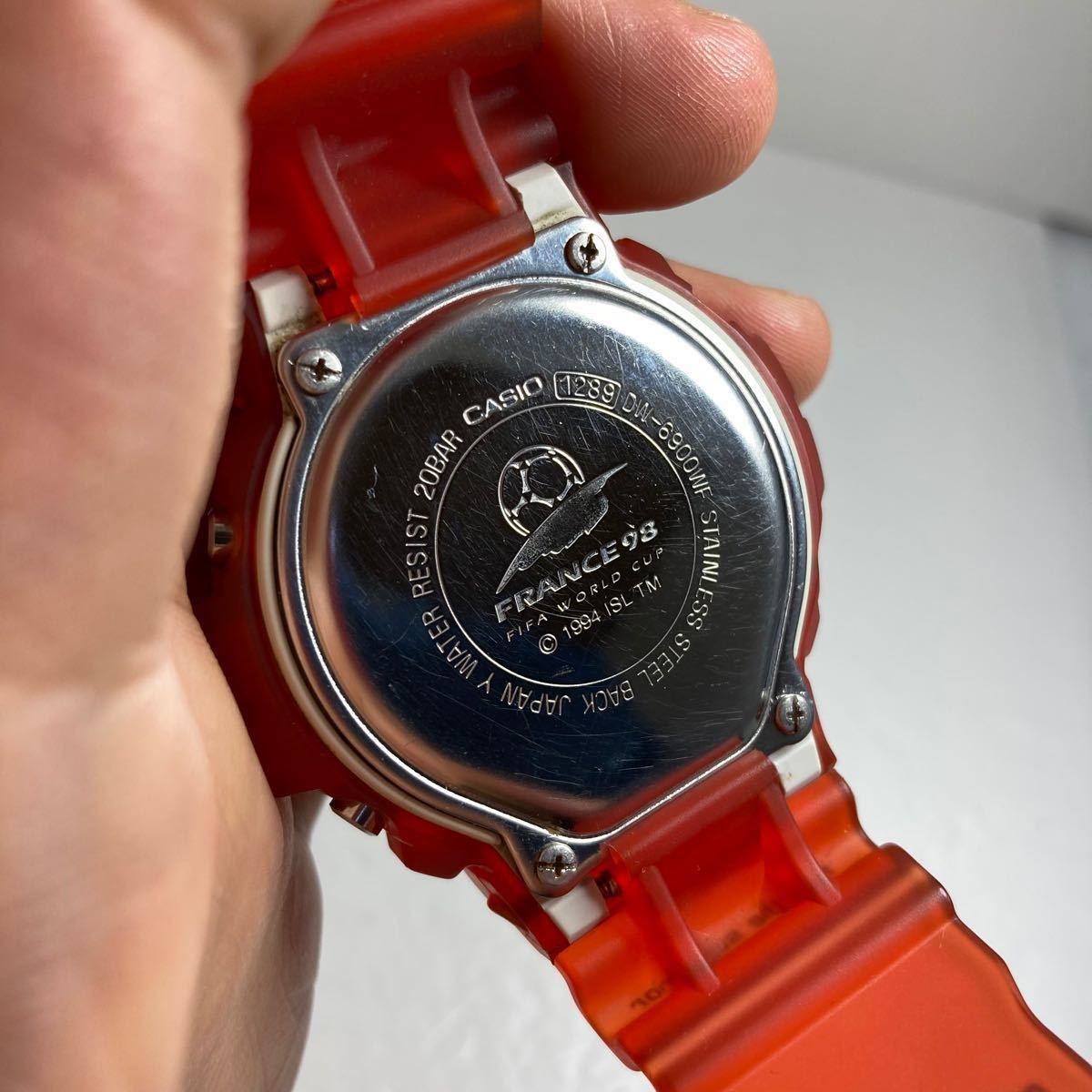 429★激レア★1994年フランスワールドカップ★2022.5.24新品電池交換済み★G-SHOCK★DW-6900 429★激レア★1994年フランスワールドカップ★2022.5.24新品電池交換済み★G-SHOCK★DW-6900