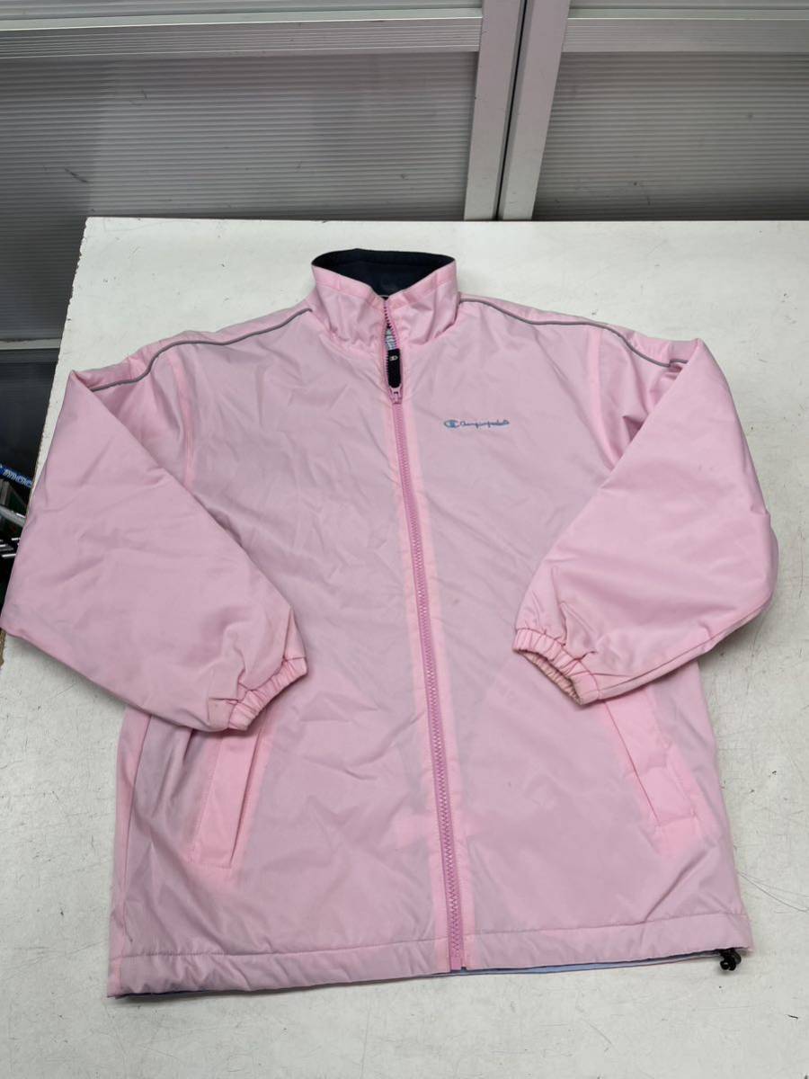  free shipping *Champion Champion * nylon jacket outer jumper * pink child Kids 150cm #41026tmjm