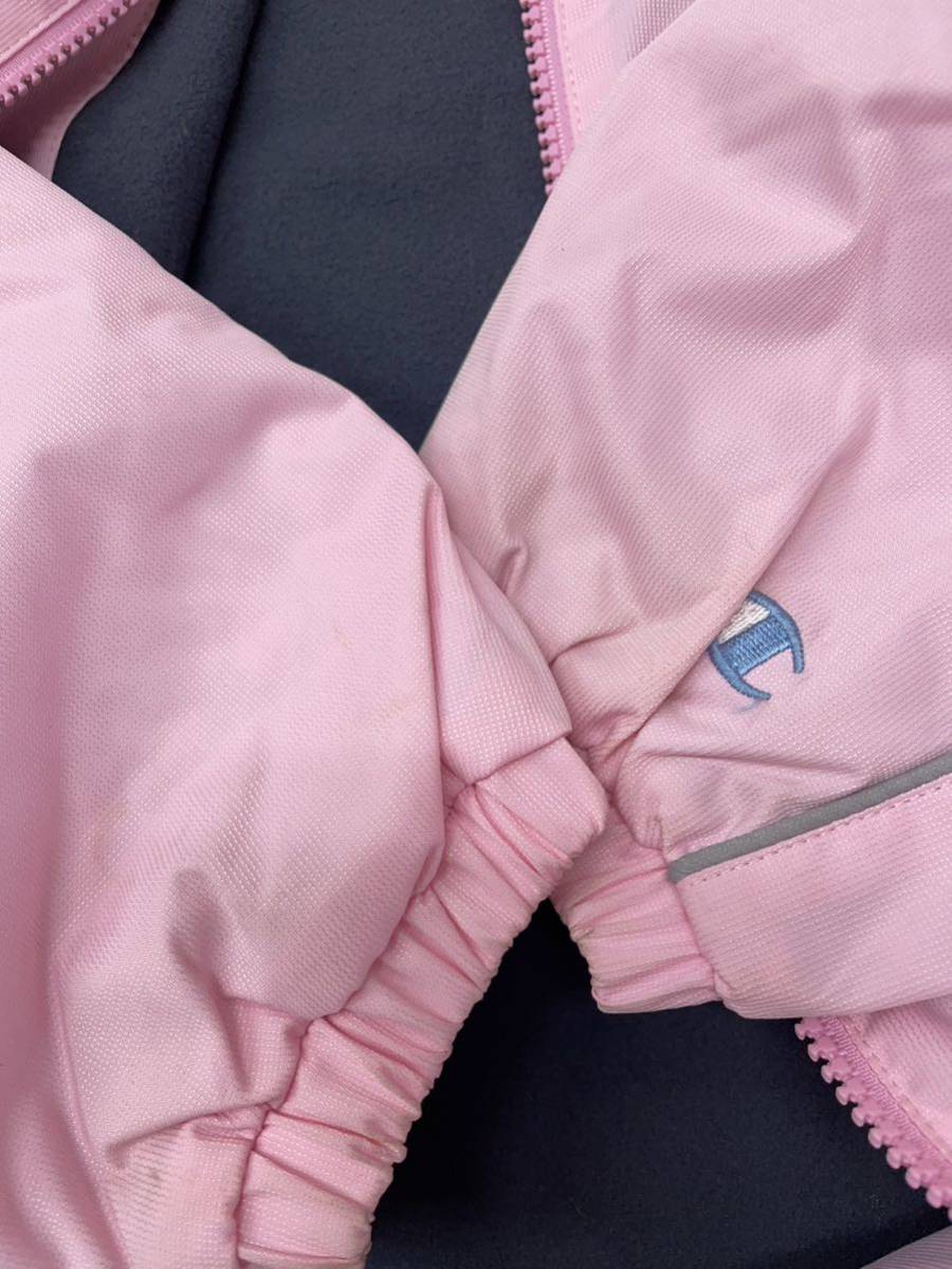  free shipping *Champion Champion * nylon jacket outer jumper * pink child Kids 150cm #41026tmjm