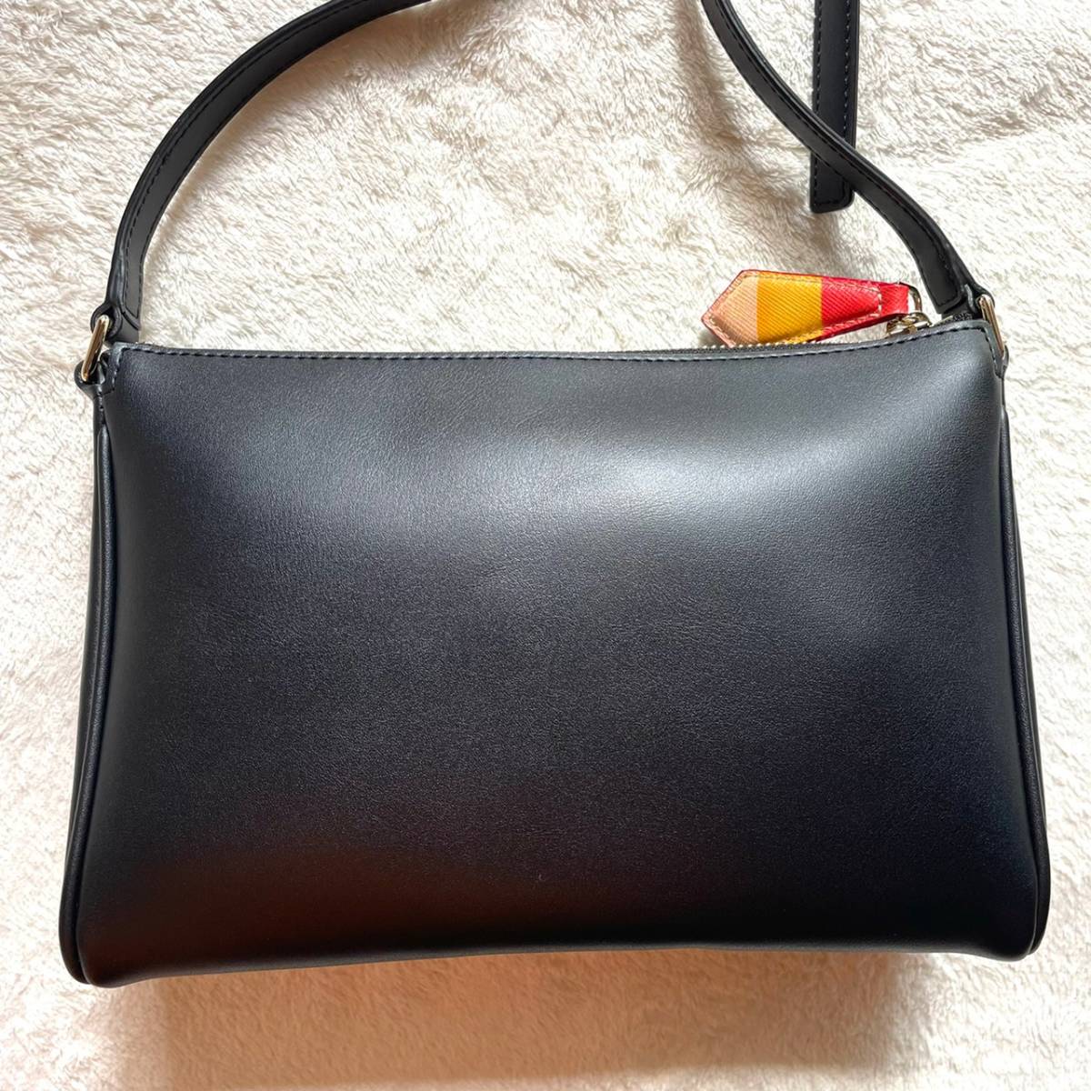 ほぼ未使用】 ポールスミス Paul Smith ショルダーバッグ 黒 ブラック