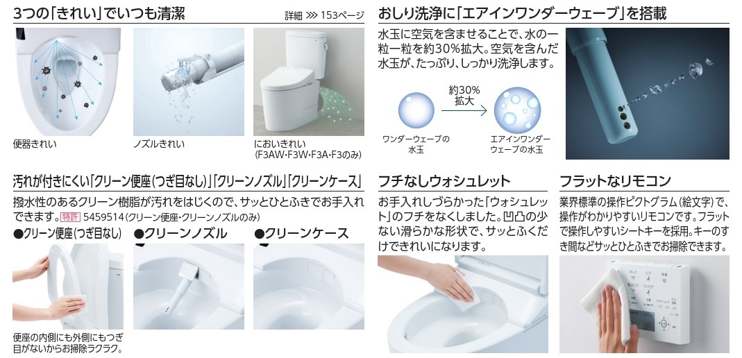 TOTO 温水洗浄便座 ウォシュレット アプリコット F3W TCF4833S #NW1