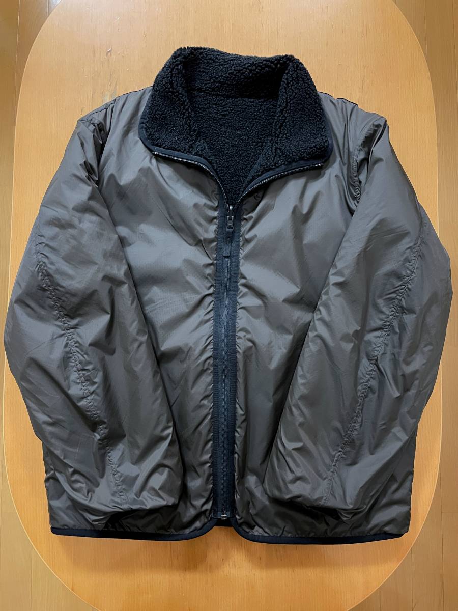 ヤフオク! - 未使用 ユニクロ U のボアフリースリバーシブル...