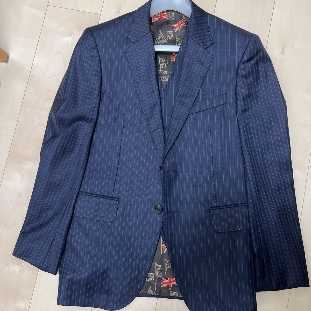 人気の新作 新品タグ付き Paul Smith スーツ ブラックシャドーチェック