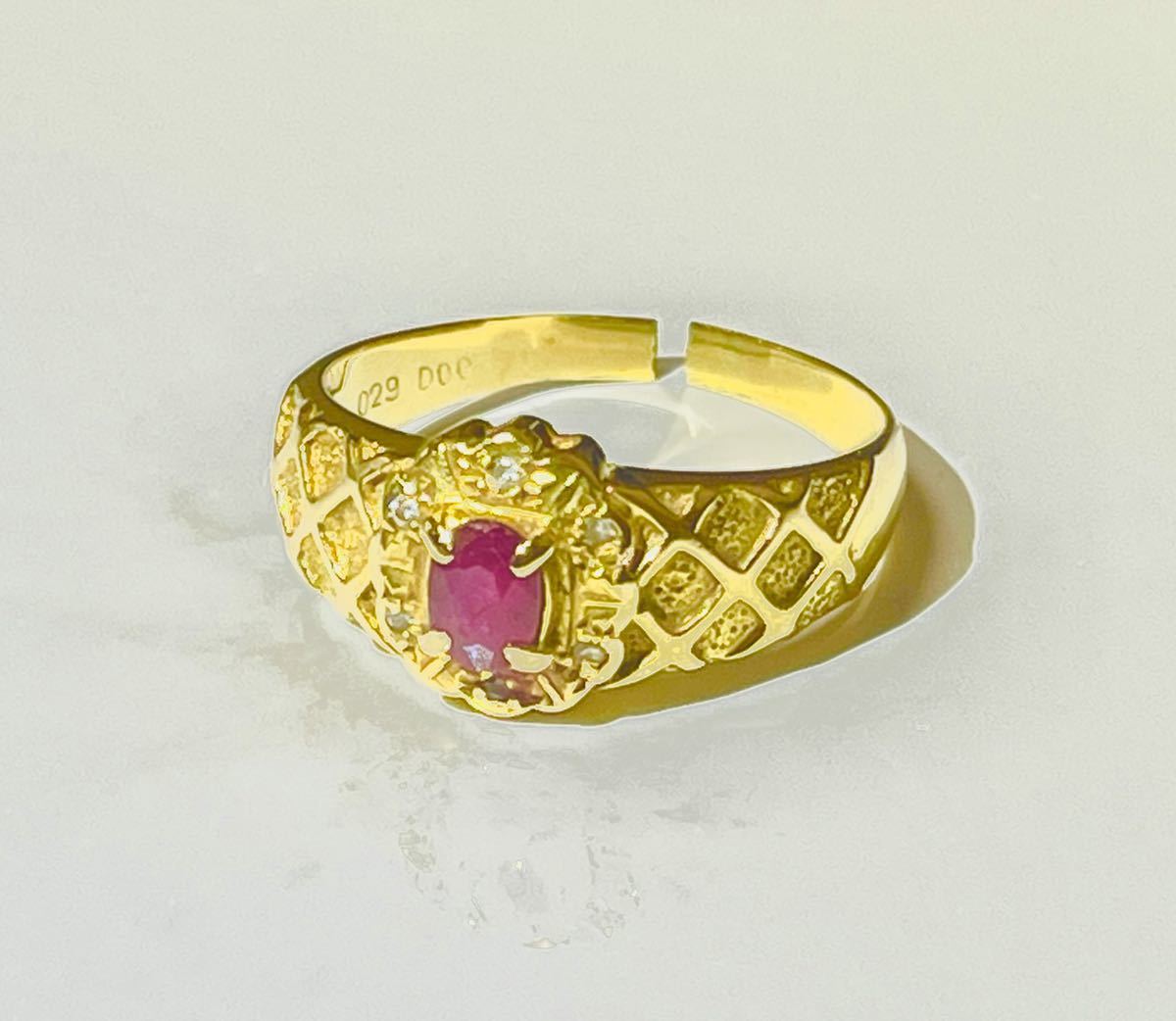 ルビー ダイヤ 18K 刻印品 equaljustice.wy.gov