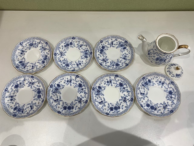 □NARUMI ナルミ ミラノ コーヒーポット カップ&ソーサー 7客□ - ahv 経典ブランド とカップ5客 A.D.コーヒーポット ミラノ NARUMI(ナルミ) 食器