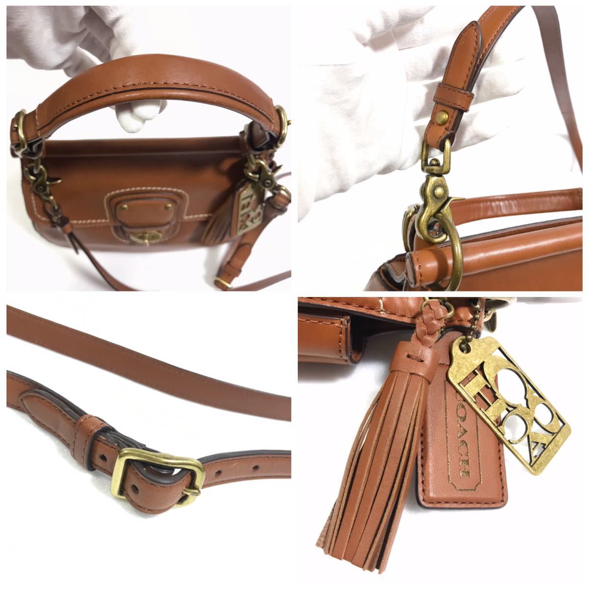 COACH【美品】2wayレザーショルダーバッグ 70周年限定 ニュー COACH【美品】2wayレザーショルダーバッグ 70周年限定 ニュー