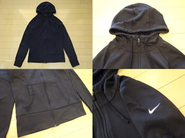 【NIKE】WOMEN'S DRI-FIT フルジップパーカー ブラック SIZE:M (ナイキ,フーディー)_画像4