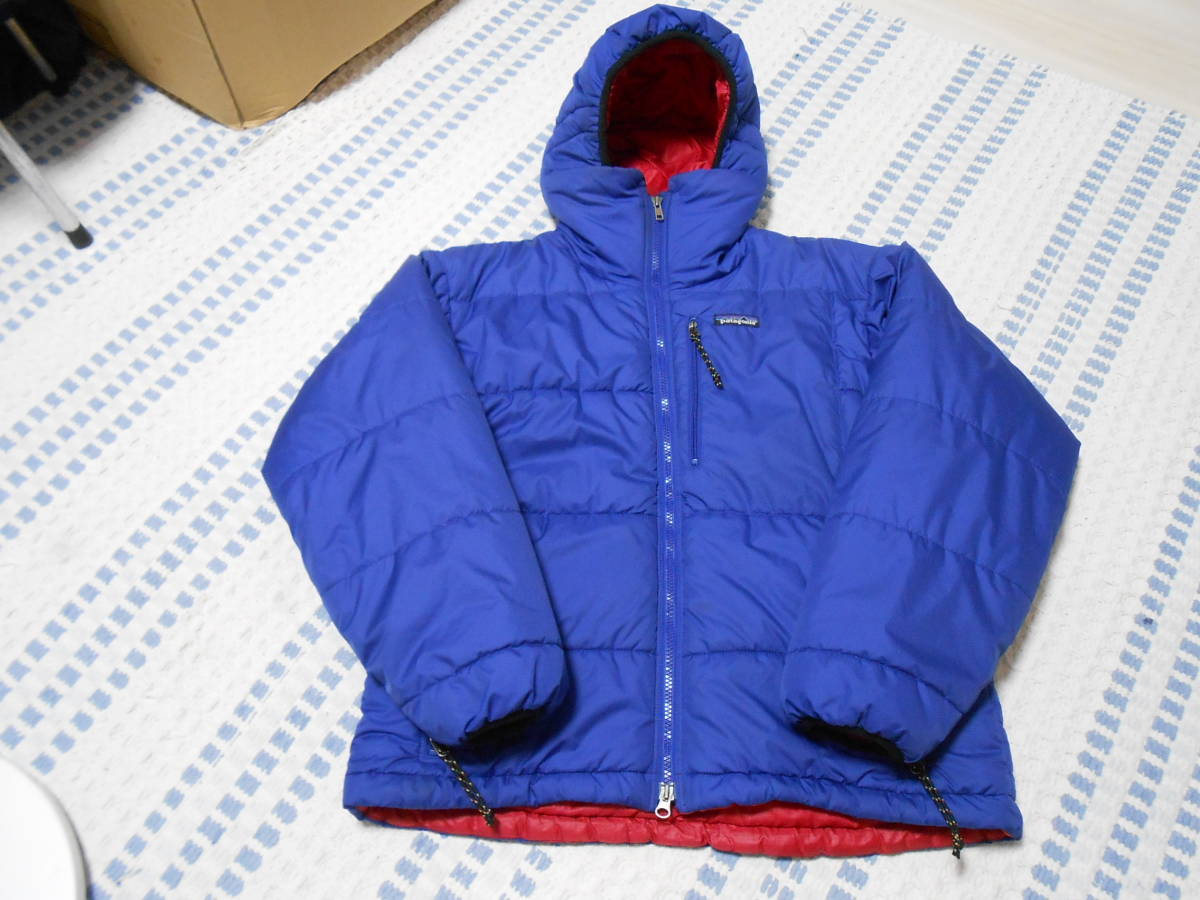 Сделано в 1998 году! Patagonia das Parker Blue Ribbon XS Blue x Red Patagonia das Glicade Retro Cardigan Популярная модель