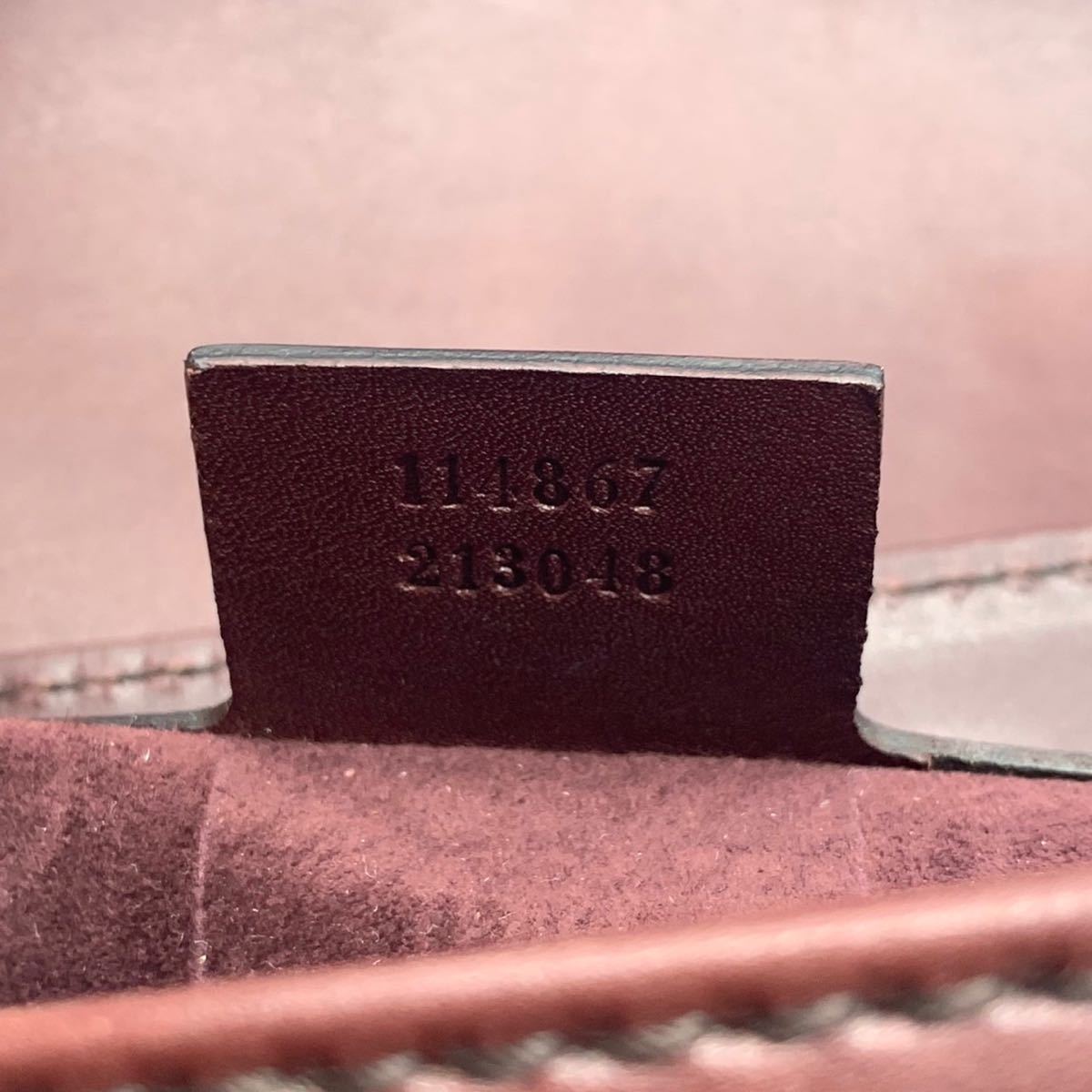 1円 【極美品・極希少】 GUCCI グッチ インターロッキング カーフ