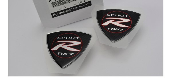 純正品 新品 未使用 RX-7 FD3S エンブレム【SPIRIT R】 スピリットR ※値段は単品です※　2個セット可_画像2