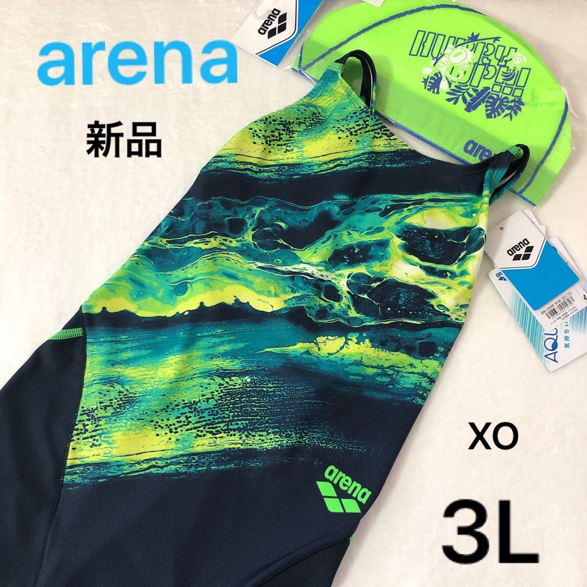 2021正規激安】 競泳水着 新品 サイドデザインがgood! アリーナ arena サイズM レディース アリーナ 競泳水着 XOサイズ Fina承認 アクアレーシング - zoobeedoobee.com
