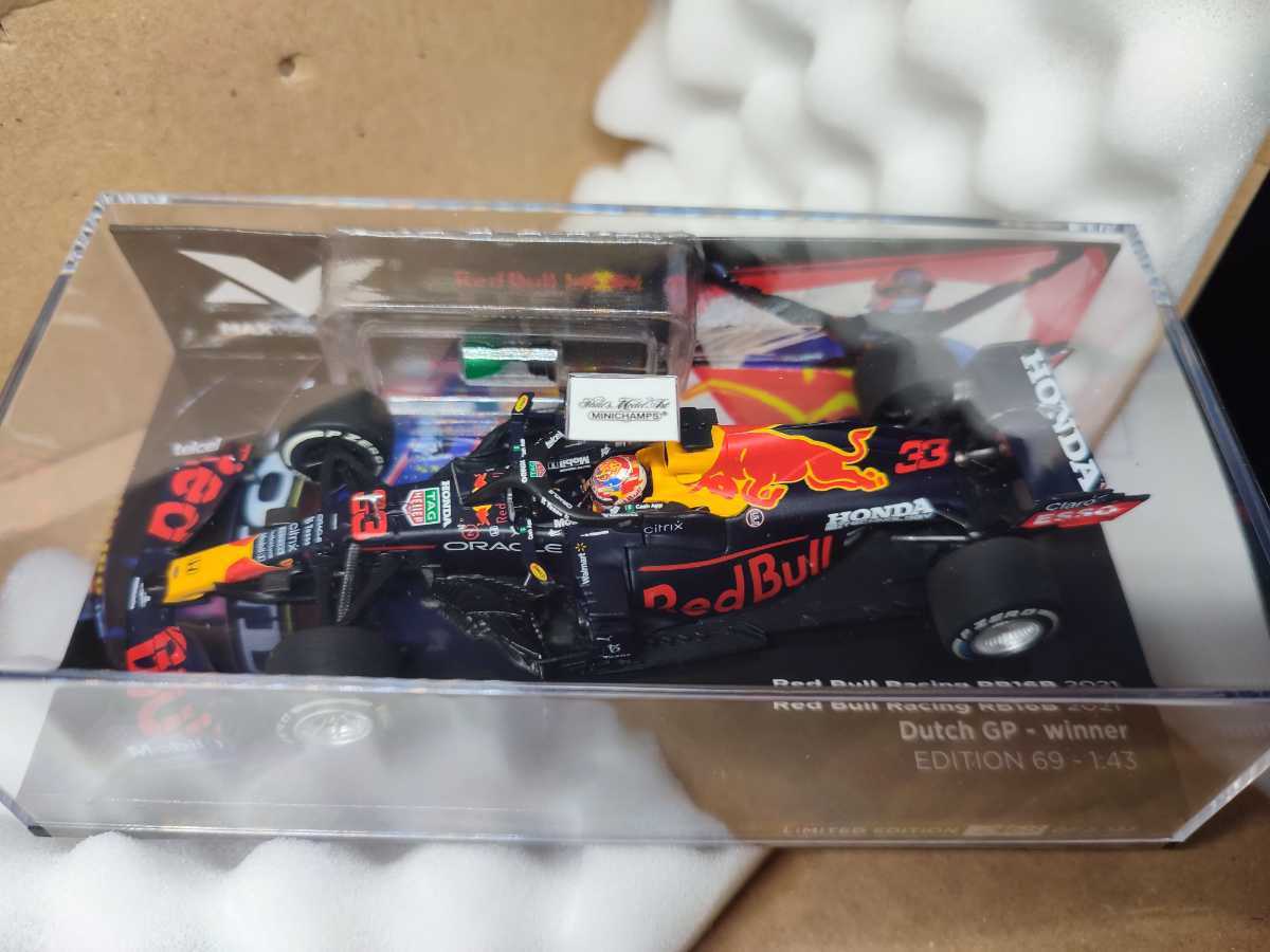 マックスショップ特注 ミニチャンプス1/43 レッドブルホンダRB16B