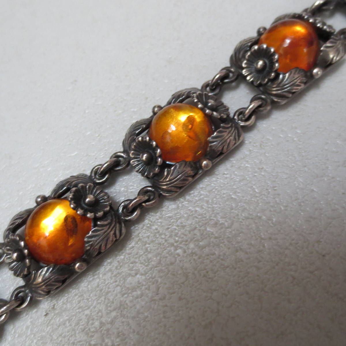N.E.From Amber bracelet SV925 デンマーク N.E.From 1950年代