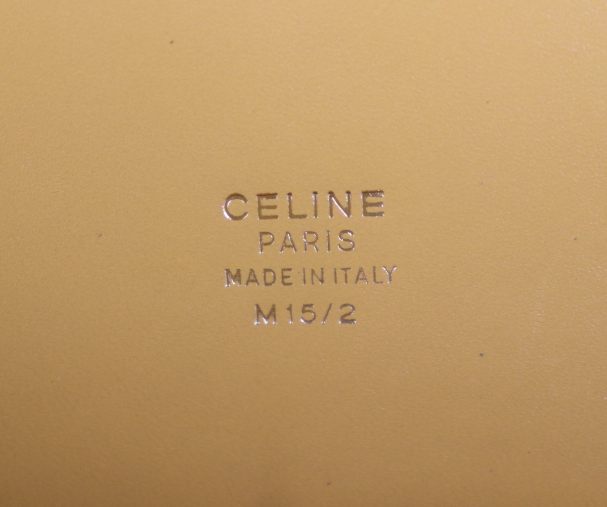 CELINE セリーヌ マカダム柄 がま口 長財布 PVC レディース財布