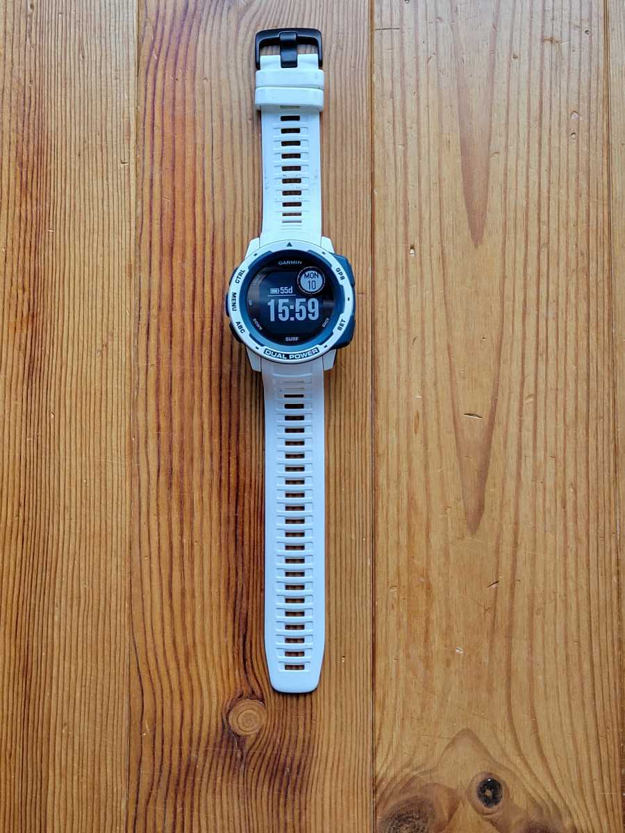 早い者勝ち<新品同様・即決・送料込み>GARMIN Instinct Dual Power