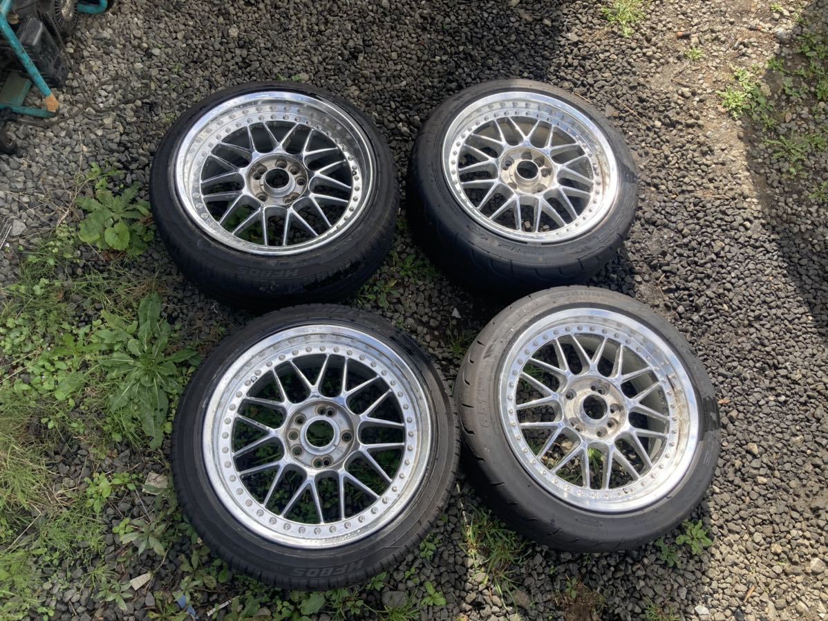 9j 17インチ 8jメッシュホイール アクセレラ ハイフライ 215/45r17 深