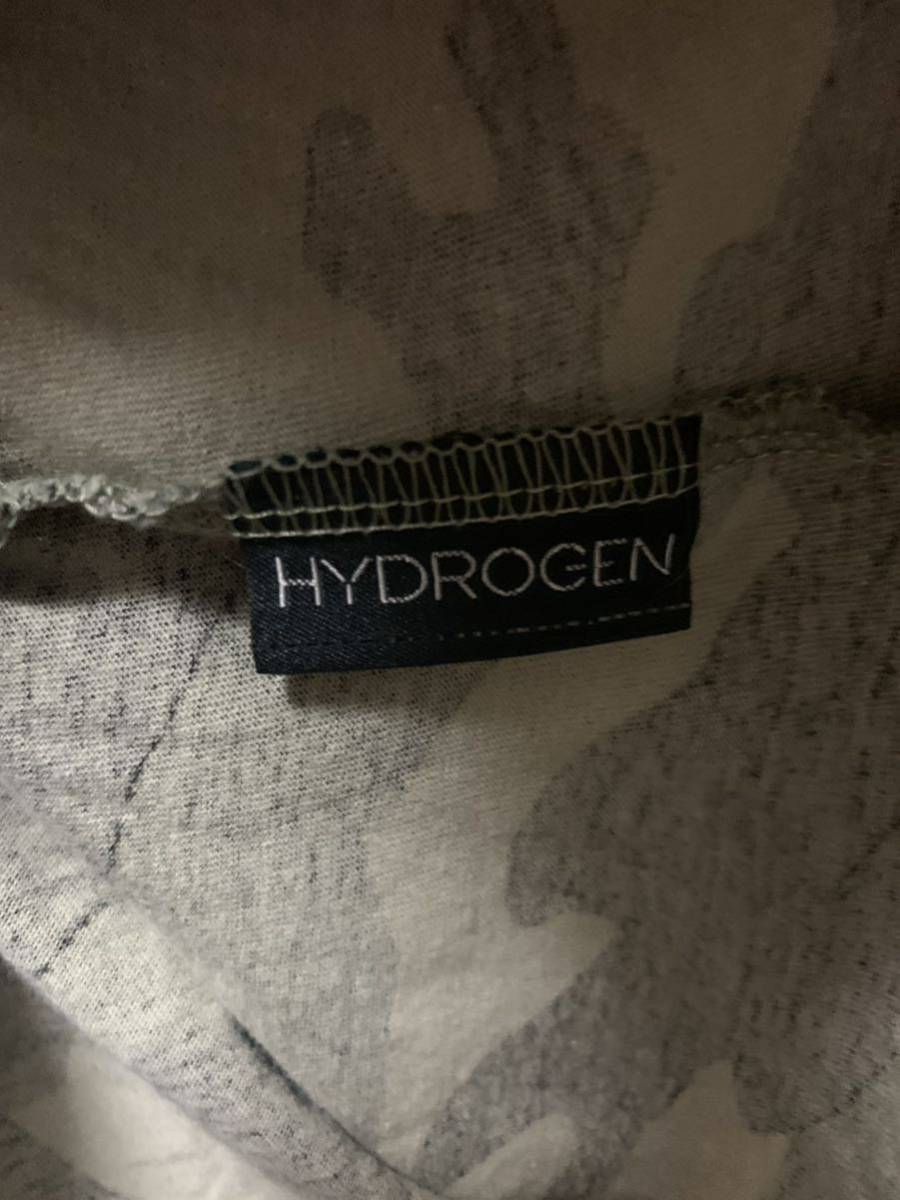 ハイドロゲン HYDROGEN Tシャツ ポケット グリーンカモ ロゴ サイズ L_画像6