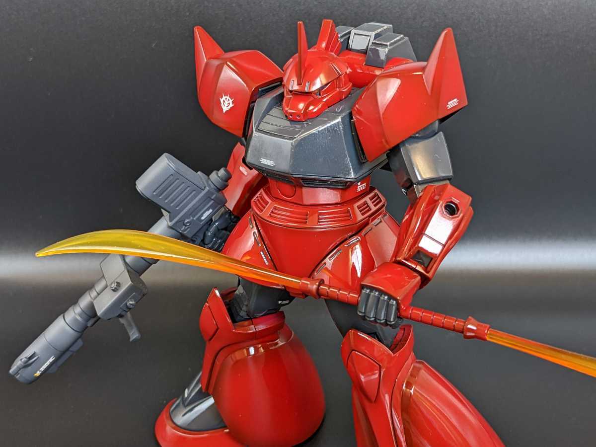 hguc ジョニーライデン専用ゲルググ 機動戦士ガンダム 塗装済み完成品 ガンプラ 1/144 HGUC の画像2