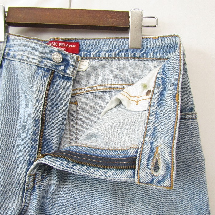 Levi's 550 サイズ 10MIS M デニム パンツ ジーンズ リラックス ルーズ ワイド テーパード リーバイス レディース 古着 ビンテージ 2O2904_画像7