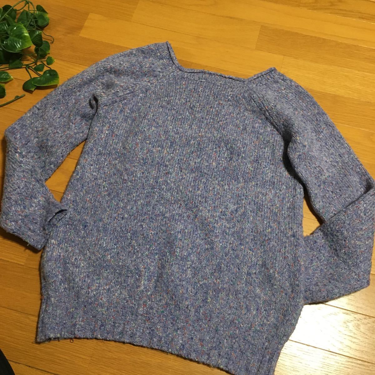 * Heather лиловый вязаный свитер heather фиолетовый 