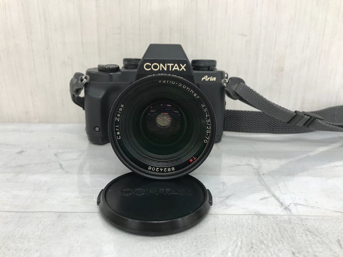 m1304 ジャンク CONTAX コンタックス フィルムカメラ Aria / レンズ