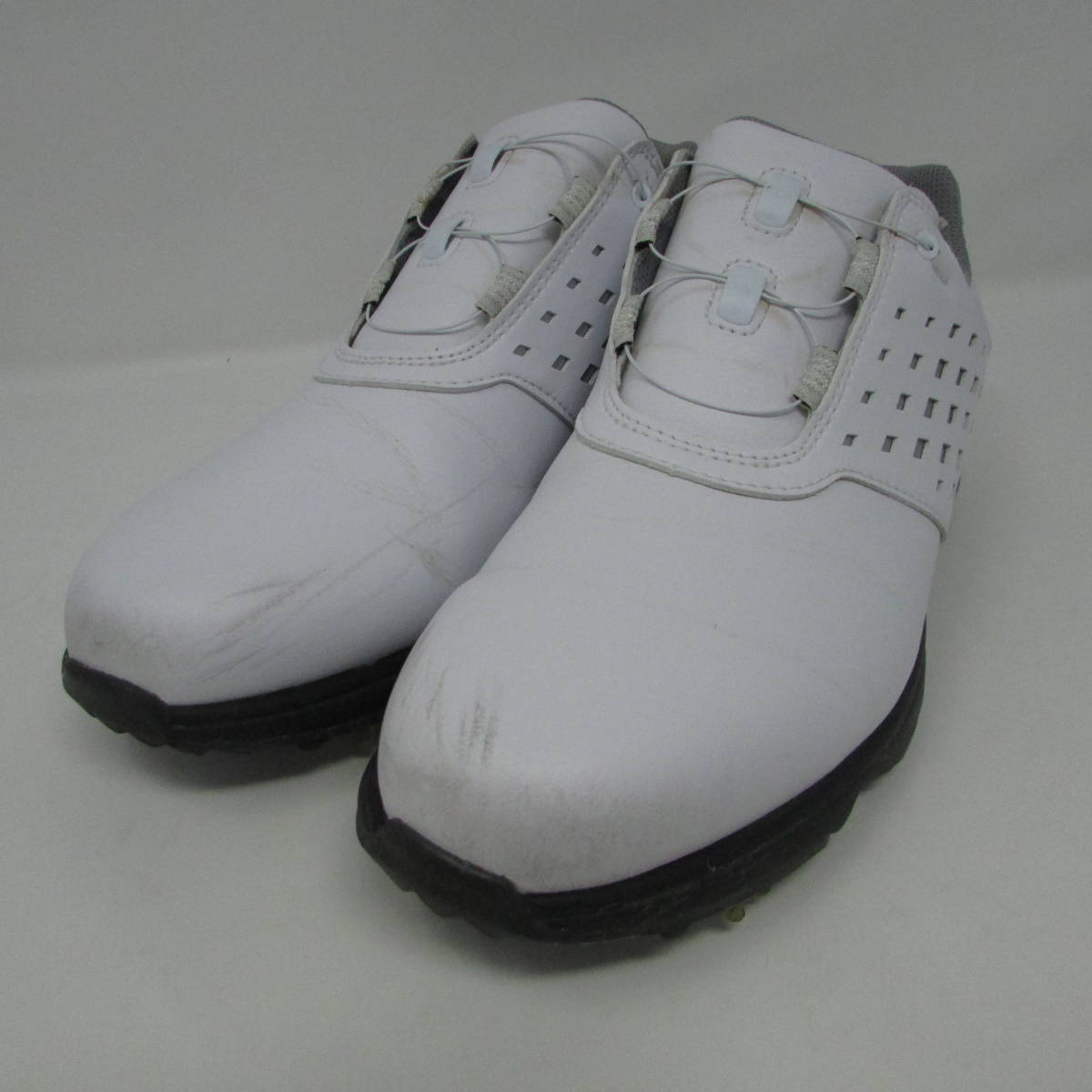 83-00141【中古品】FOOTJOY フットジョイ イーコンフォート ボア 98615J ゴルフシューズ レディース 24㎝ ホワイト_画像1