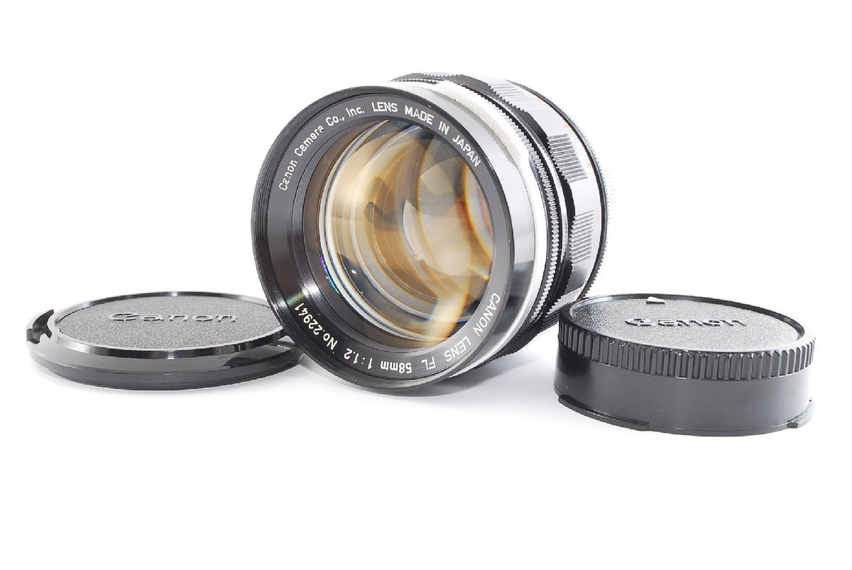 美品】キャノン Canon FL 58mm F/1.2 大口径 高級 単焦点レンズ FD