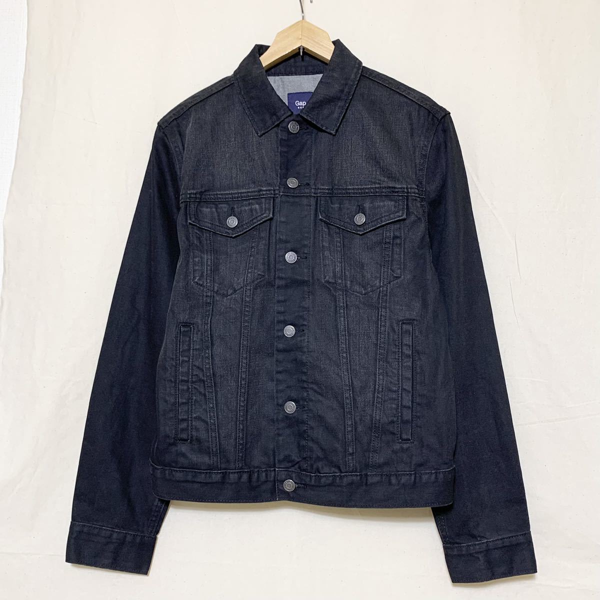 ヤフオク! - GAP(USA)ビンテージブラックデニムジャケット