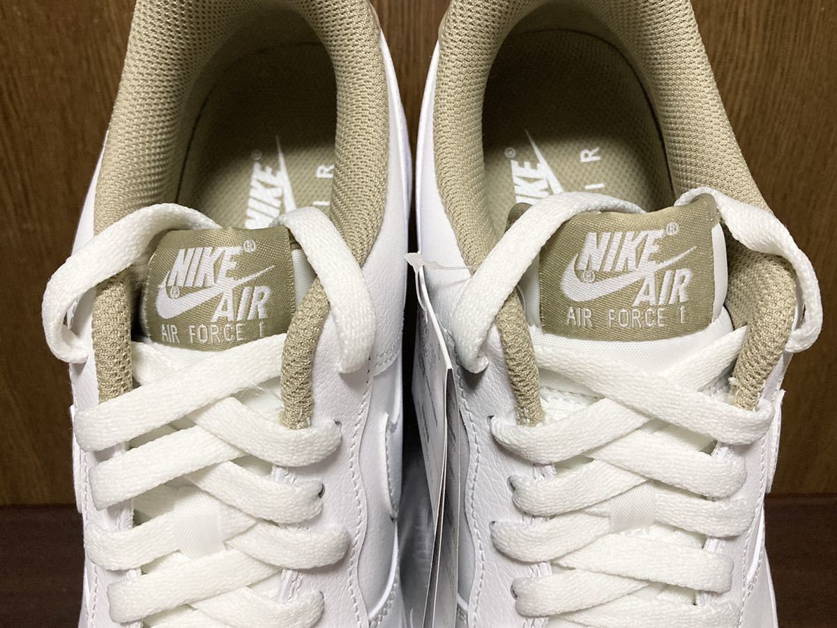 22年製 NIKE AIR FORCE 1 LO ナイキ エアフォース ローカット AF1 SWOOSH【DR9867-100】WHITE KHAKI ホワイト カーキ 白 US10_画像6