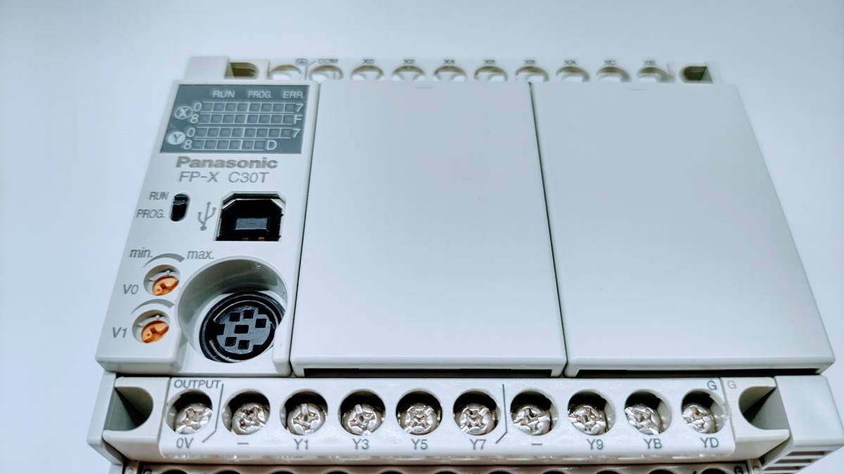 Panasonic PLC FP-X C30T AFPX-C30T コントロールユニット シーケンサ パナソニック CONTROL UNIT - 5