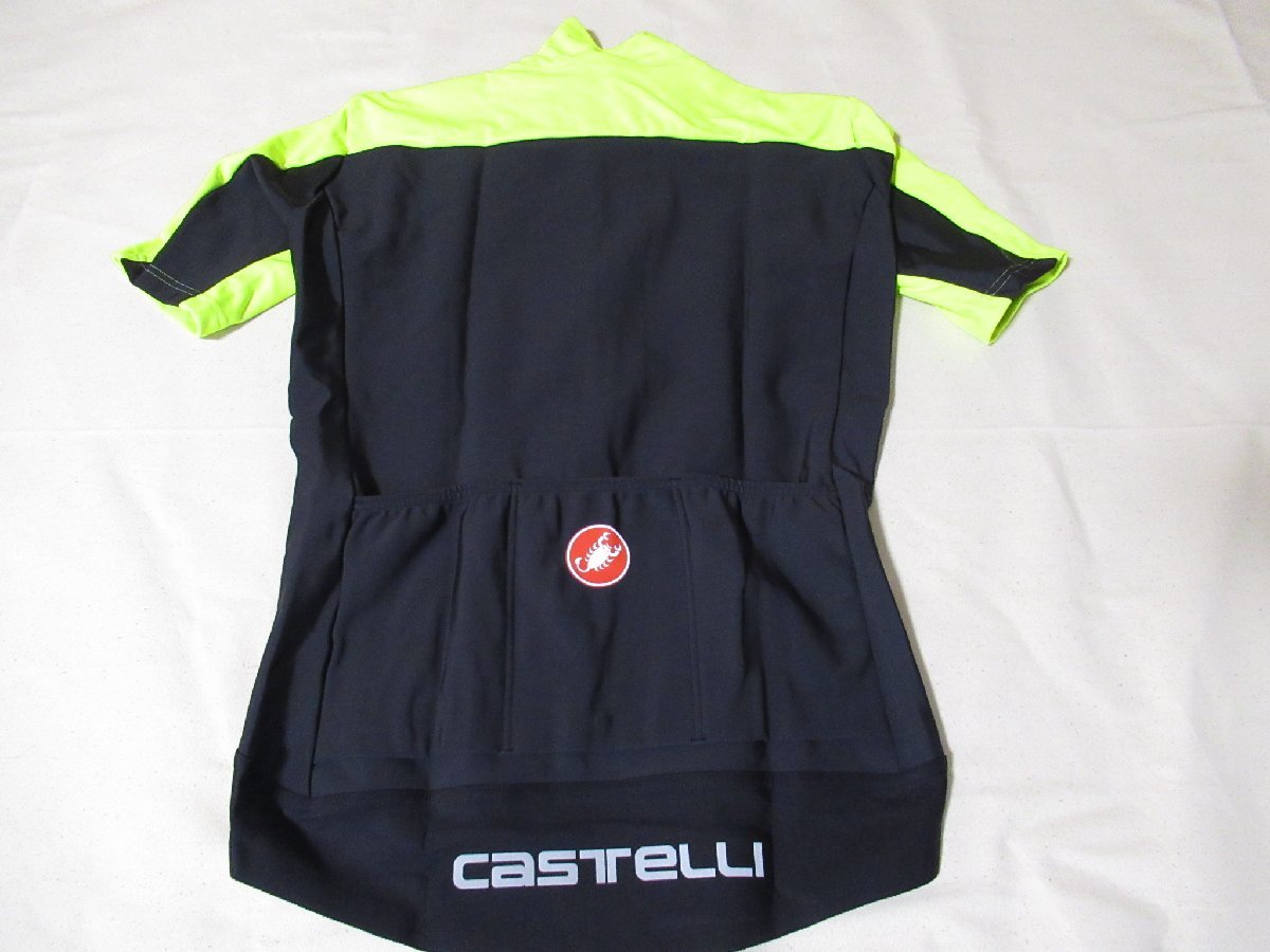 Castelli PERFETTO Light 2 半袖レインジャージ　 防風・万能　Mサイズ　032Yellow(蛍光イエロー）Black　新品未使用_画像2